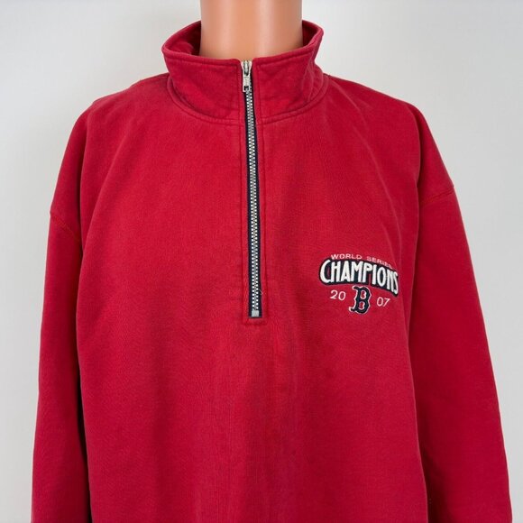 Boston Red Sox Sweatshirt Mens Size XL MLB 2007 World Series Champs Baseball - Picture 1 of 5